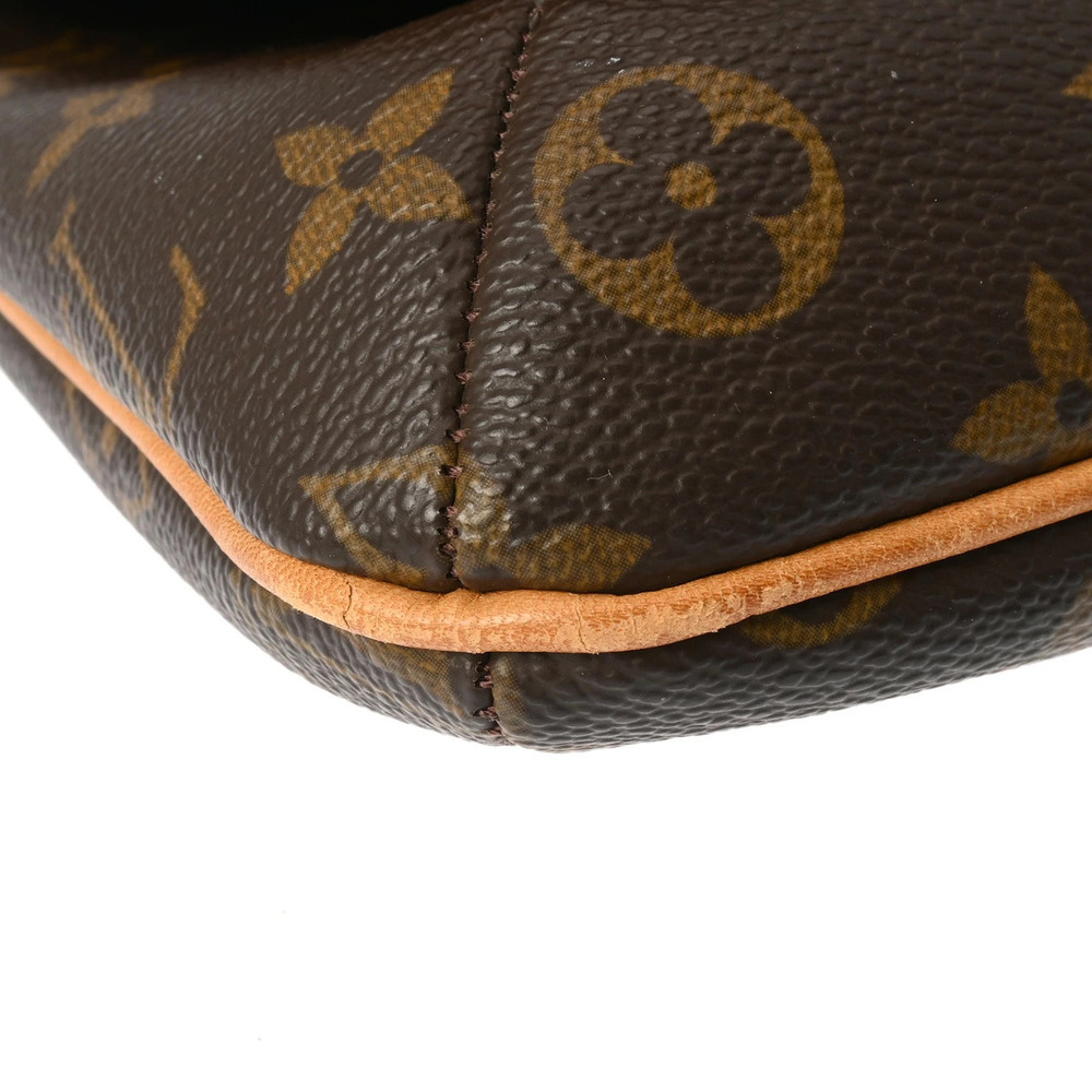 Louis Vuitton Short Salsa Musette Brown Monogram Canvas Bag Shoulder - Picture 6 of 9